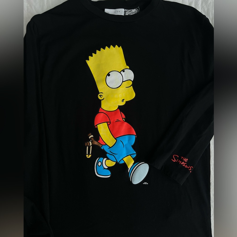 Zara Simpsons Collection long sleeve shirt.